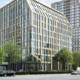 Современный дизайн с панорамным остеклением