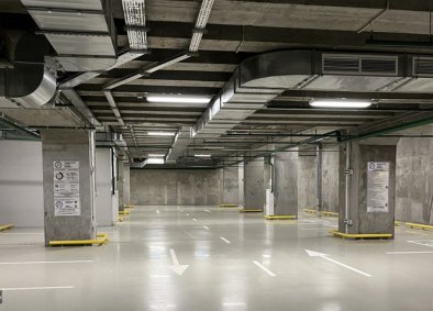 Подземный паркинг на 300 мест 