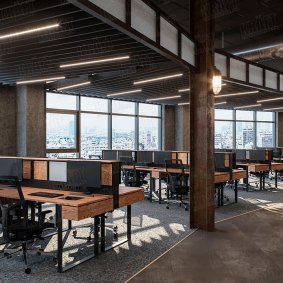 Высота потолков – 2,9–3,3 м